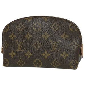 Louis Vuitton Cosmetic Makeup Pouch Monogram Brown